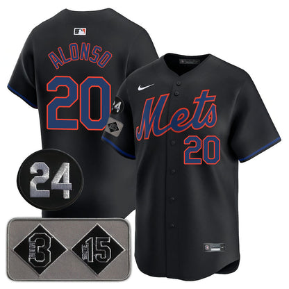 NYM Limited Jersey - 2024 Patch - All Stitched-DTD