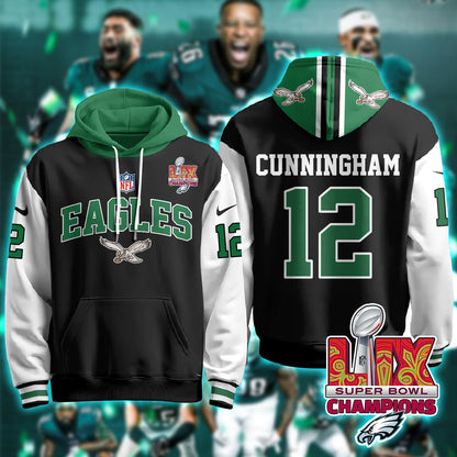 PHI Super Bowl LIX Champions Hoodie-DTD