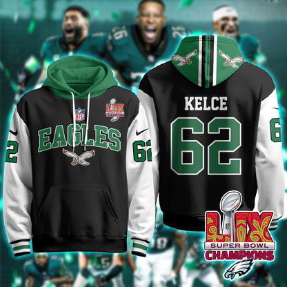 PHI Super Bowl LIX Champions Hoodie-DTD