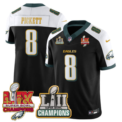 PHI LII-LIX Super Bowl Champions Vapor Limited Gold Jersey - All Stitched-DTD
