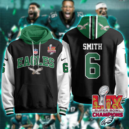 PHI Super Bowl LIX Champions Hoodie-DTD