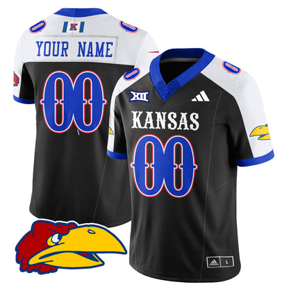 Custom KU Football 2025 Limited Jersey - All Stitched-DTD