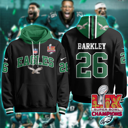 PHI Super Bowl LIX Champions Hoodie-DTD