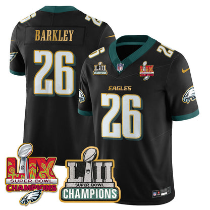 PHI LII-LIX Super Bowl Champions Vapor Limited Gold Jersey - All Stitched-DTD