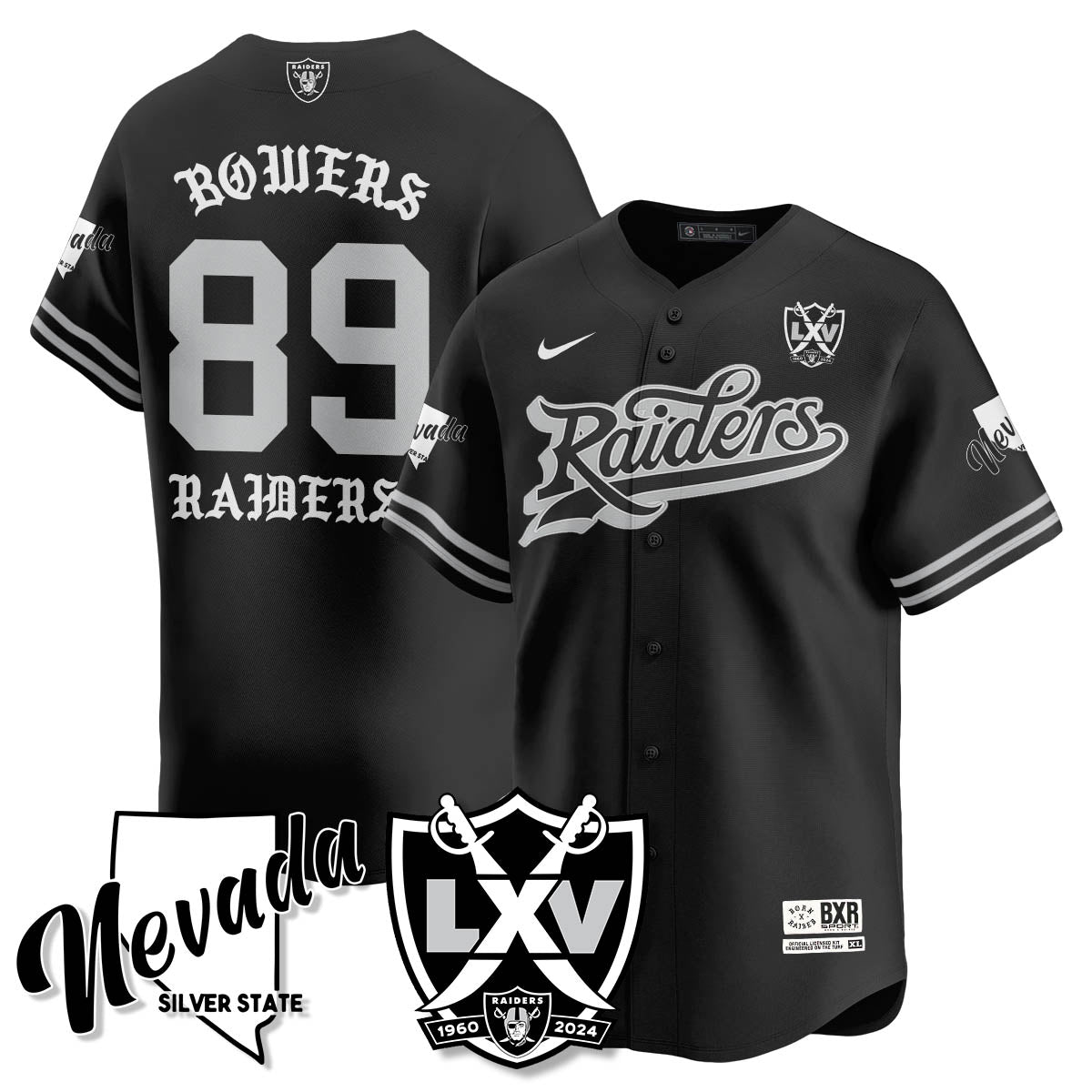LVR Born x Raised Baseball Jersey - All Stitched-DTD