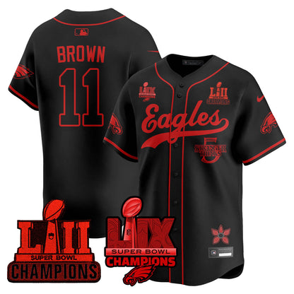 PHI Stranger Things Vapor Limited Baseball Jersey - All Stitched-DTD