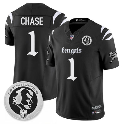 CIN Gothic Vapor Limited Jersey - John Madden Patch - All Stitched-DTD