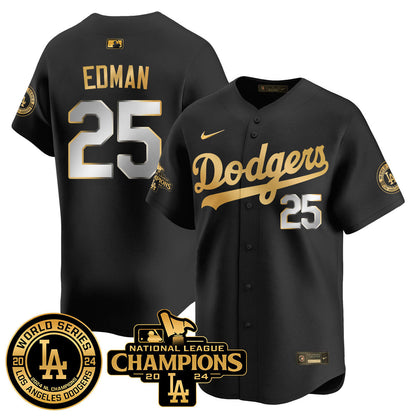LAD World Series NL Champions Jersey - All Stitched-DTD