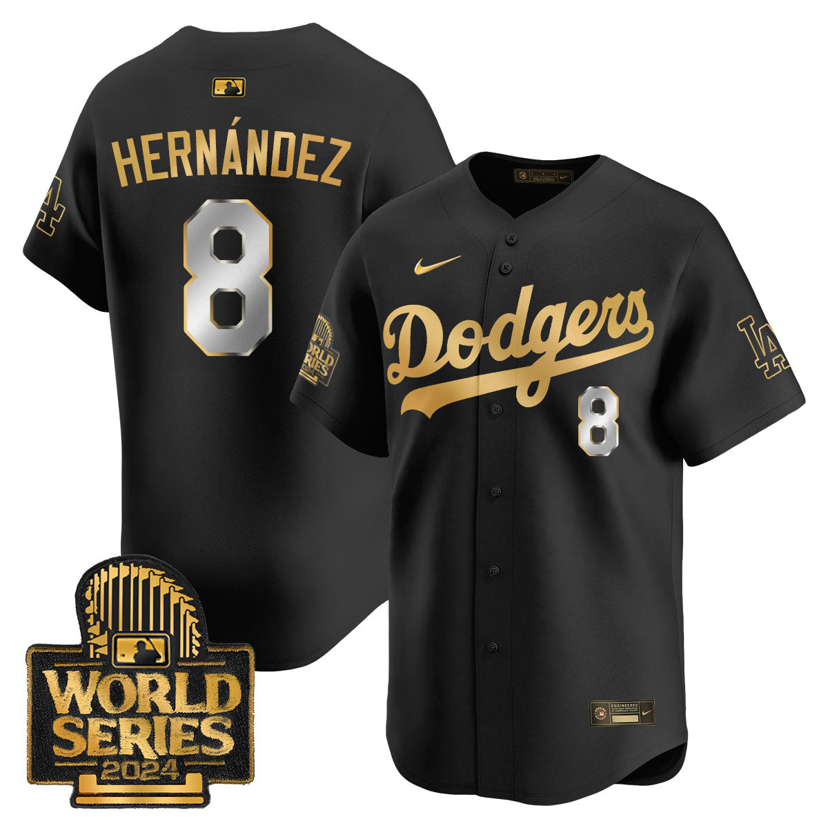 LAD World Series 2024 Jersey - All Stitched-DTD