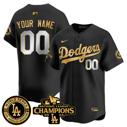 LAD World Series NL Champions Custom Jersey - All Stitched-DTD