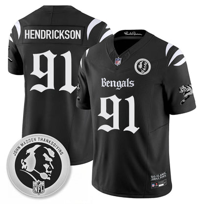 CIN Gothic Vapor Limited Jersey - John Madden Patch - All Stitched-DTD