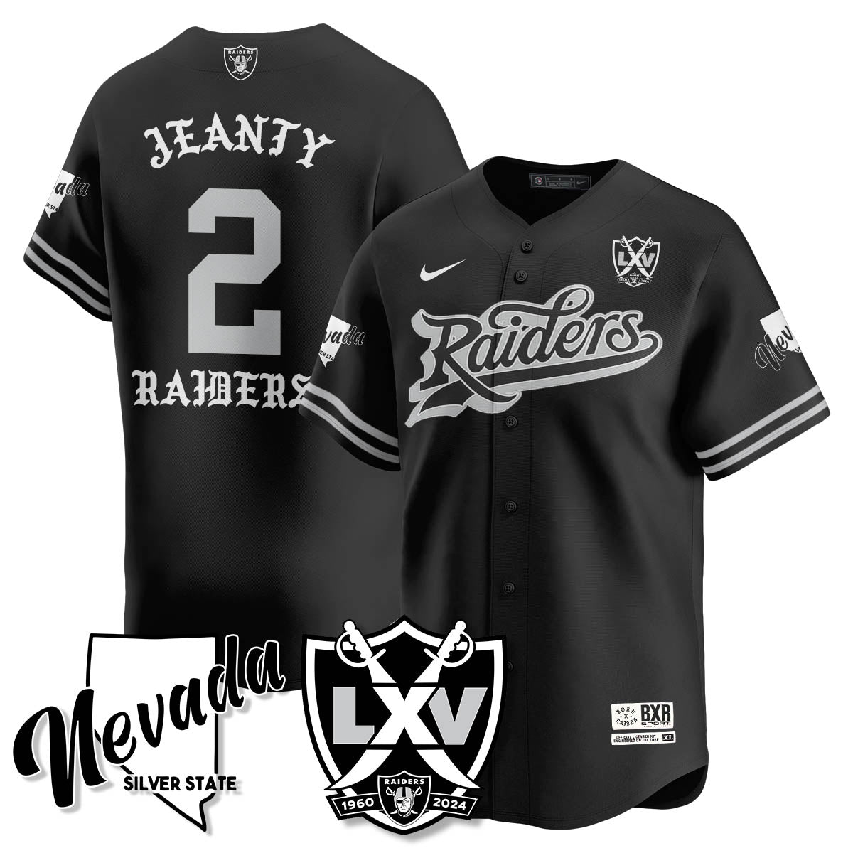 LVR Born x Raised Baseball Jersey - All Stitched-DTD