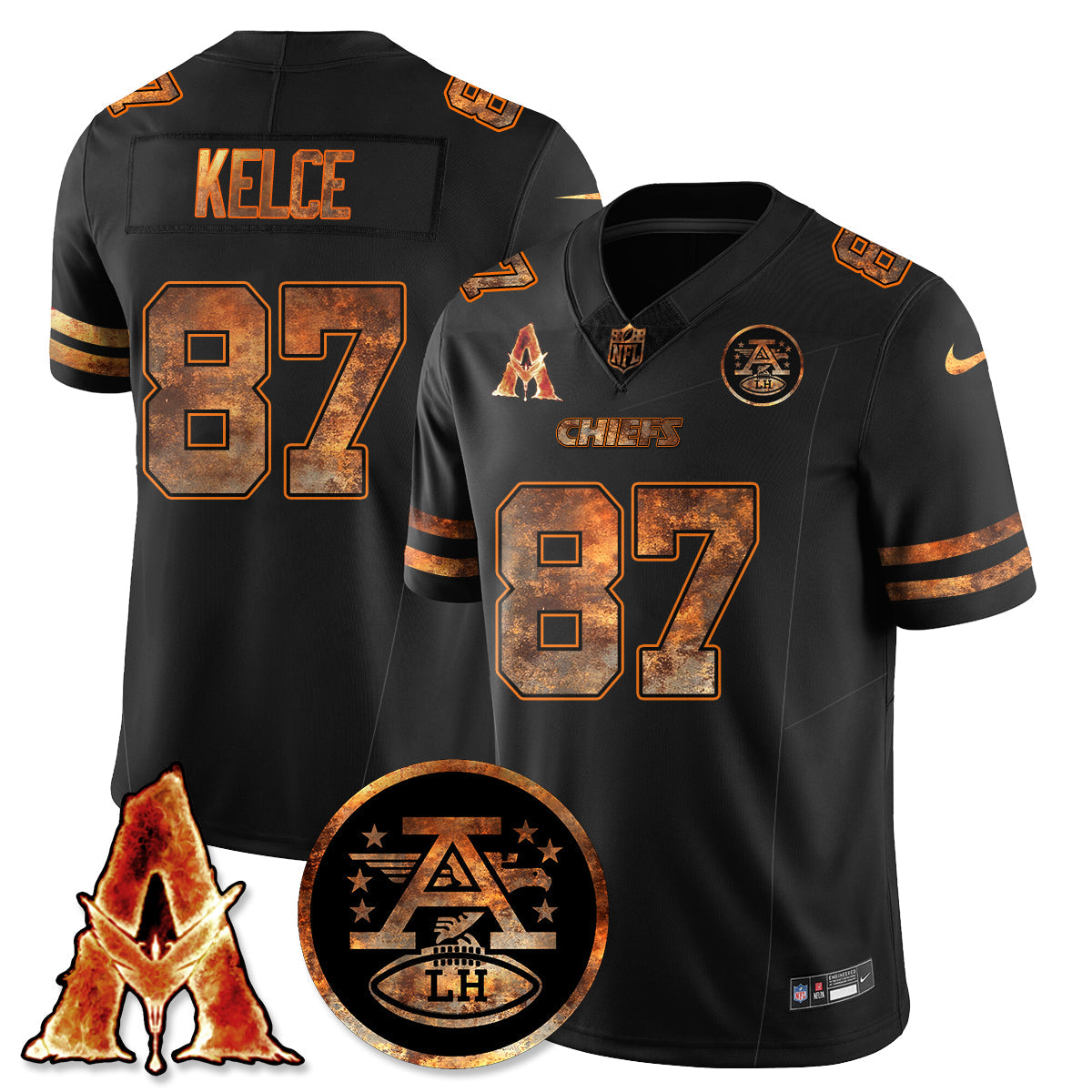 KC x Avatar 3 Fire and Ash Jersey V2 - Stitched-DTD