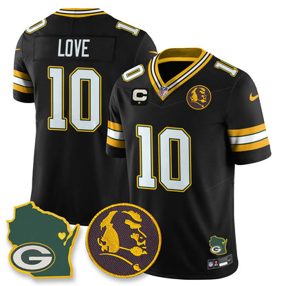 GB Vapor Limited Jersey - John Madden Patch - All Stitched-DTD