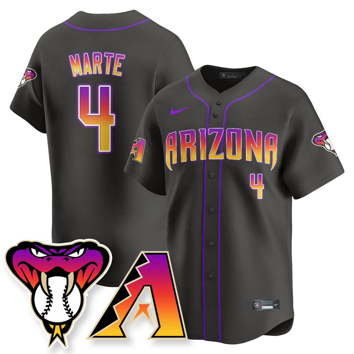 ARI 2025 City Connect Concept Jersey - All Stitched-DTD