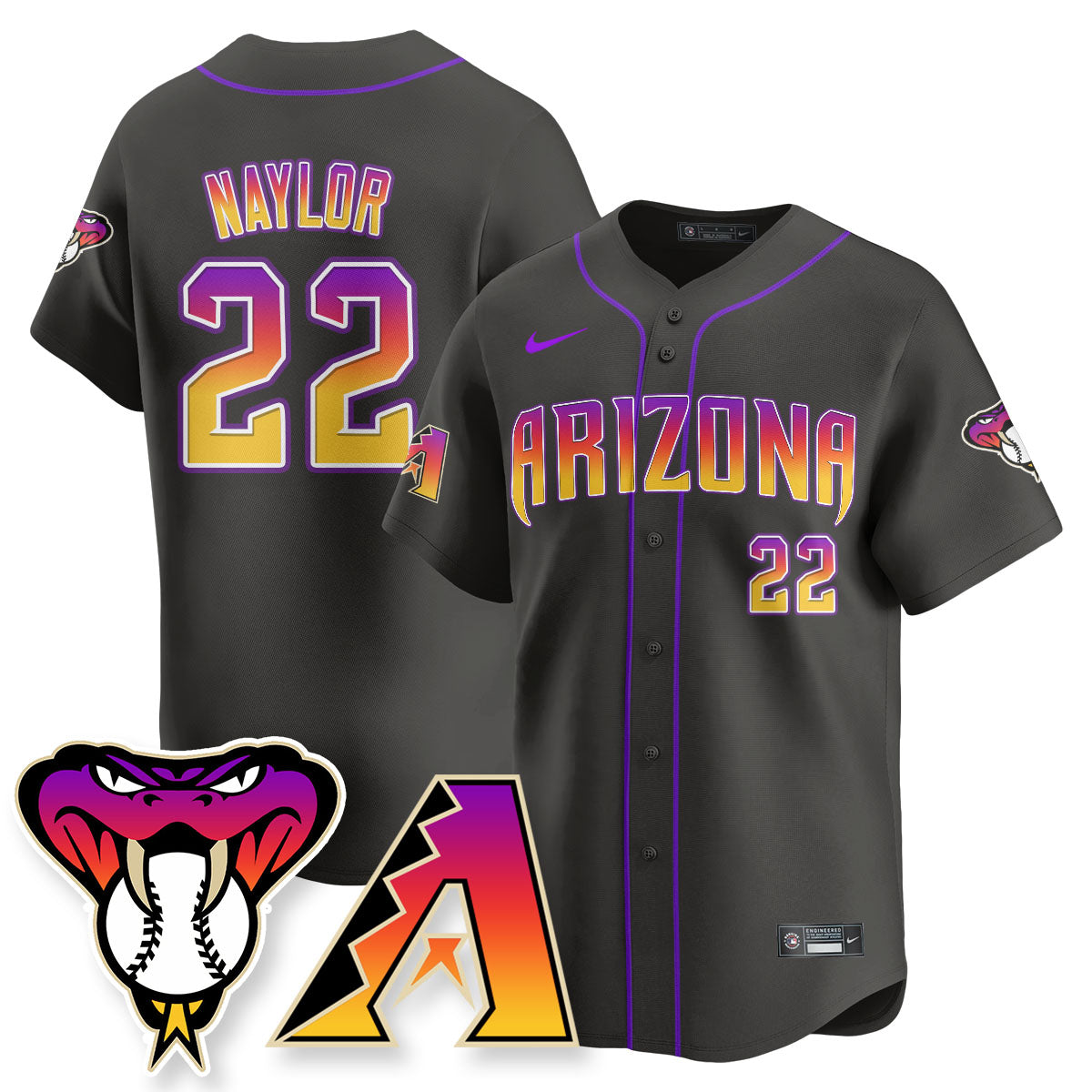 ARI 2025 City Connect Concept Jersey - All Stitched-DTD