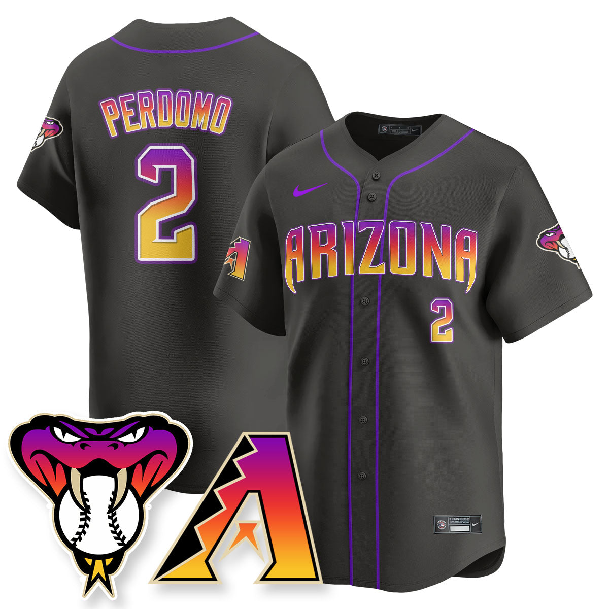 ARI 2025 City Connect Concept Jersey - All Stitched-DTD