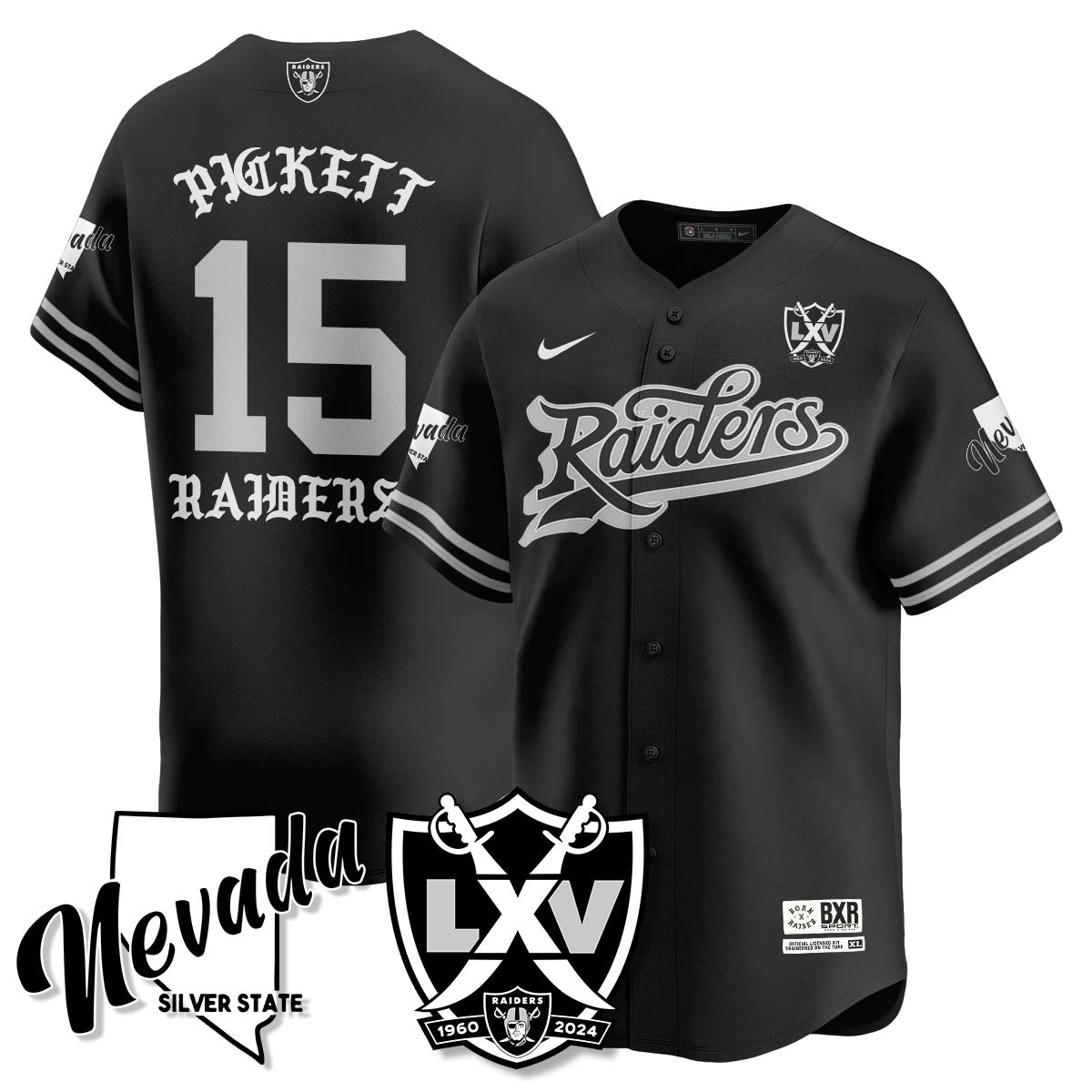 LVR Born x Raised Baseball Jersey - All Stitched-DTD