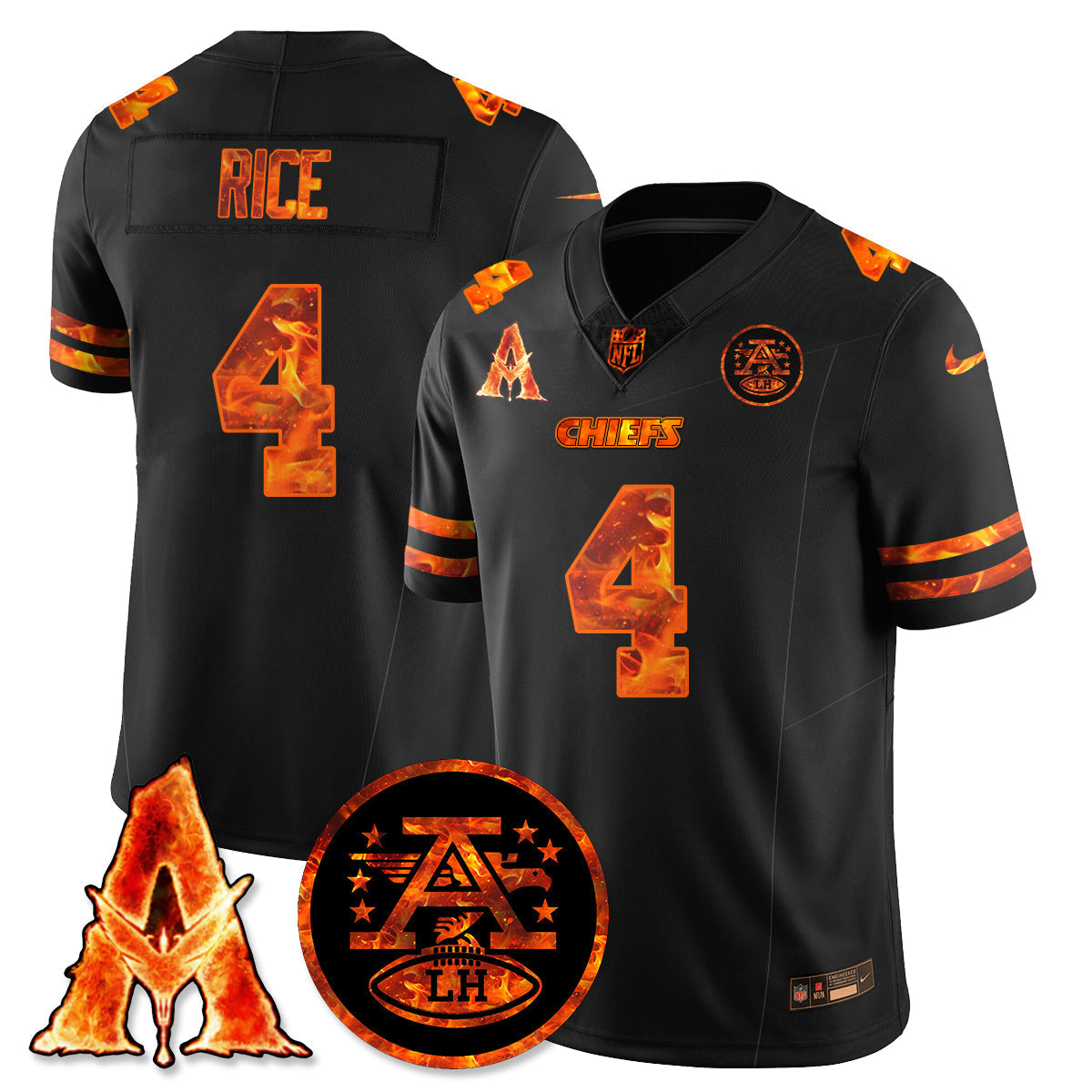 KC x Avatar 3 Fire and Ash Jersey - Stitched-DTD