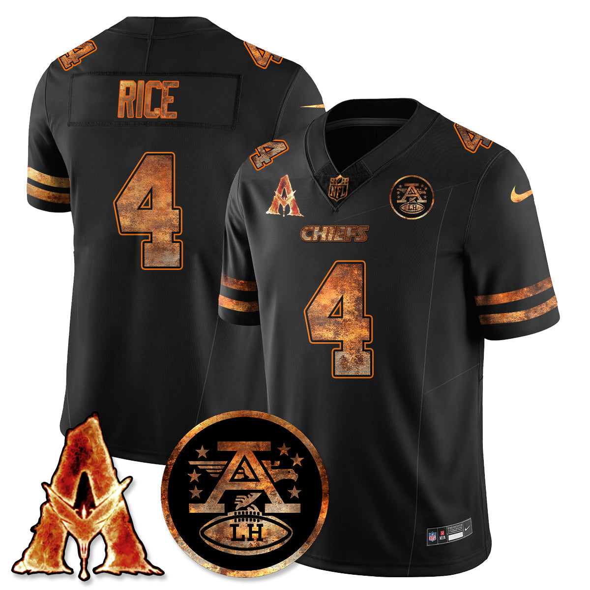 KC x Avatar 3 Fire and Ash Jersey V2 - Stitched-DTD