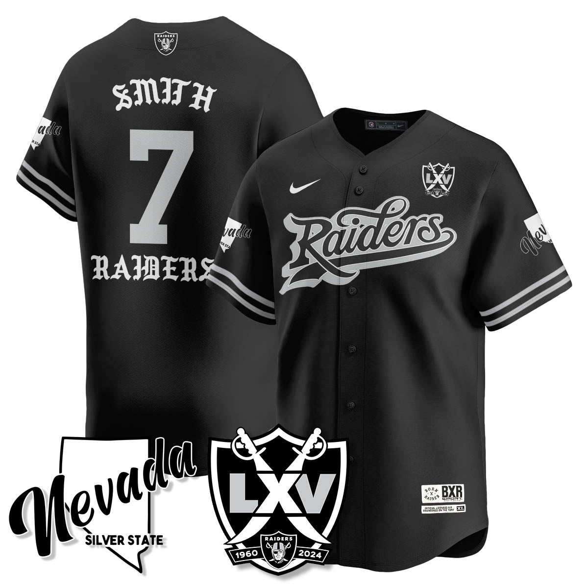 LVR Born x Raised Baseball Jersey - All Stitched-DTD