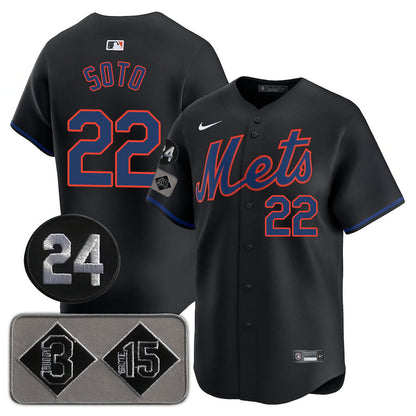 NYM Limited Jersey - 2024 Patch - All Stitched-DTD