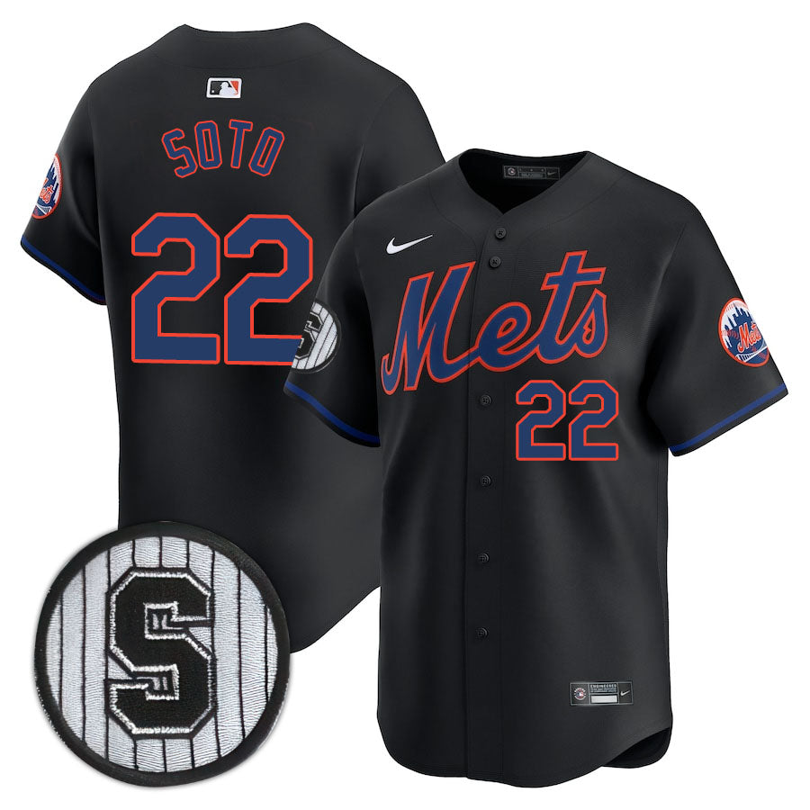 NYM Limited Jersey - 1992 Patch - All Stitched-DTD