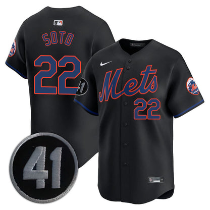 NYM Limited Jersey - 2020 Patch - All Stitched-DTD