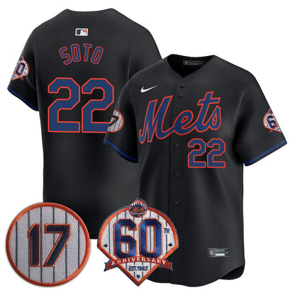NYM Limited Jersey - 2022 Patch - All Stitched-DTD