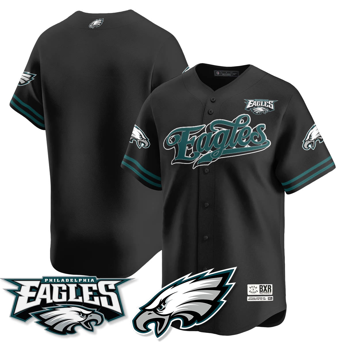 PHI Born x Raised Baseball Jersey - All Stitched-DTD