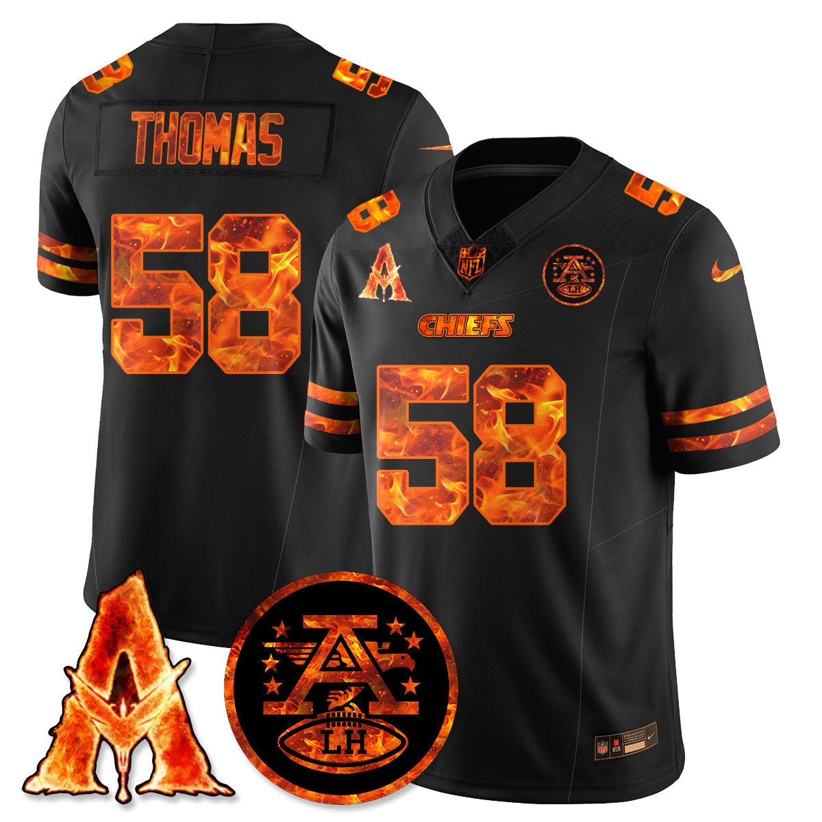 KC x Avatar 3 Fire and Ash Jersey - Stitched-DTD