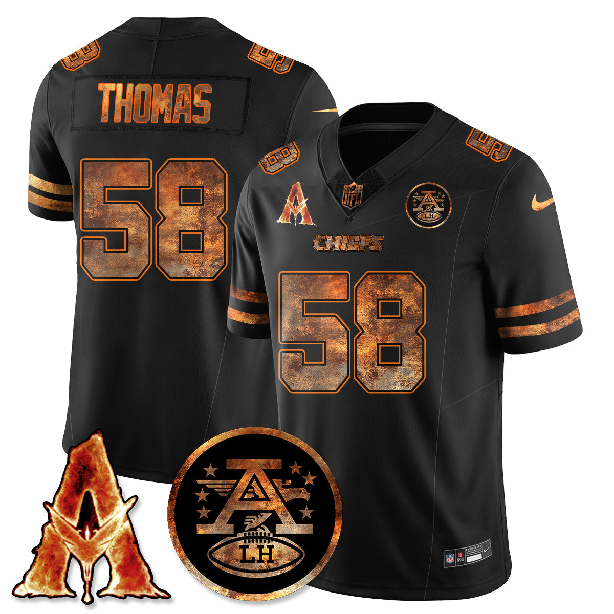 KC x Avatar 3 Fire and Ash Jersey V2 - Stitched-DTD