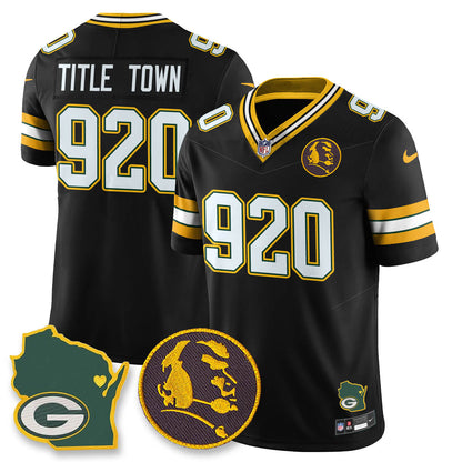 GB Vapor Limited Jersey - John Madden Patch - All Stitched-DTD