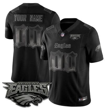 PHI 'Dark Gothic Philly' Vapor Limited Jersey - All Stitched-DTD