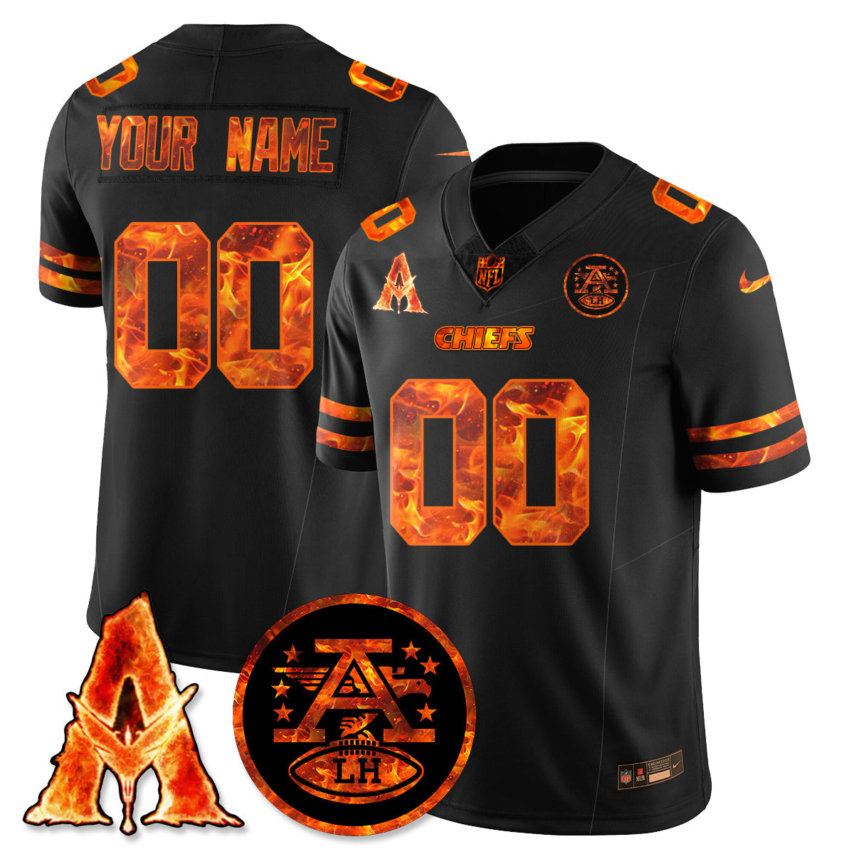 KC x Avatar 3 Fire and Ash Jersey - Stitched-DTD