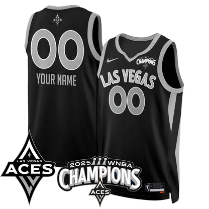 Las Vegas Aces 2025 WNBA Championship Jersey - All Stitched-DTD