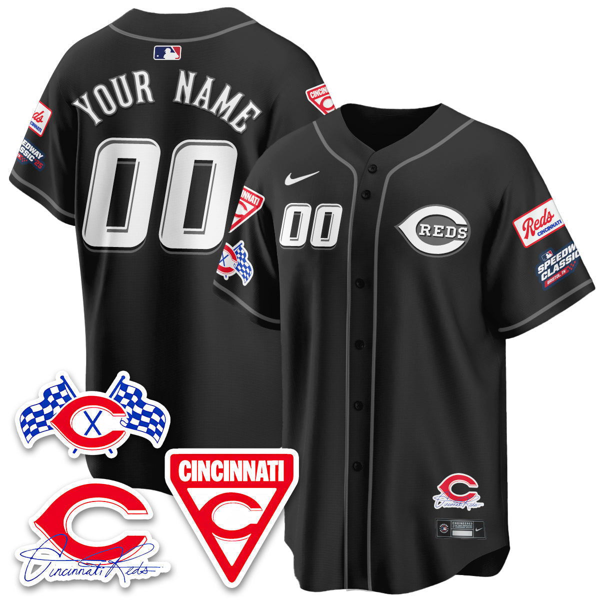 CIN 2025 Speedway Limited Custom Jersey V1 - All Stitched-DTD