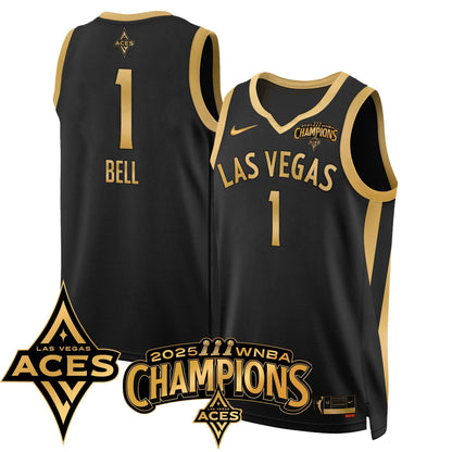 Las Vegas Aces 2025 WNBA Championship Jersey - All Stitched-DTD
