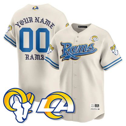 Custom LAR Born x Raised Baseball Jersey - All Stitched-DTD