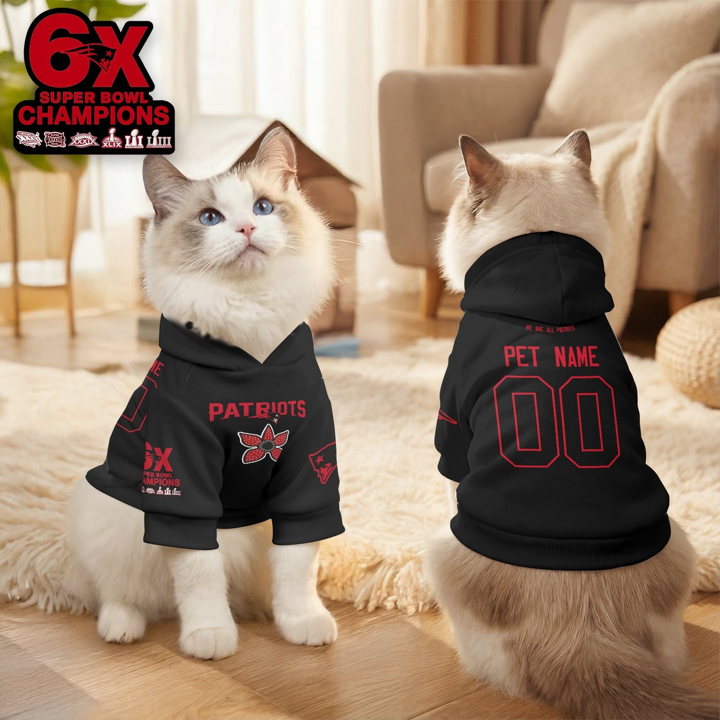 PAT Stranger Thing Pet Hoodie-DTD