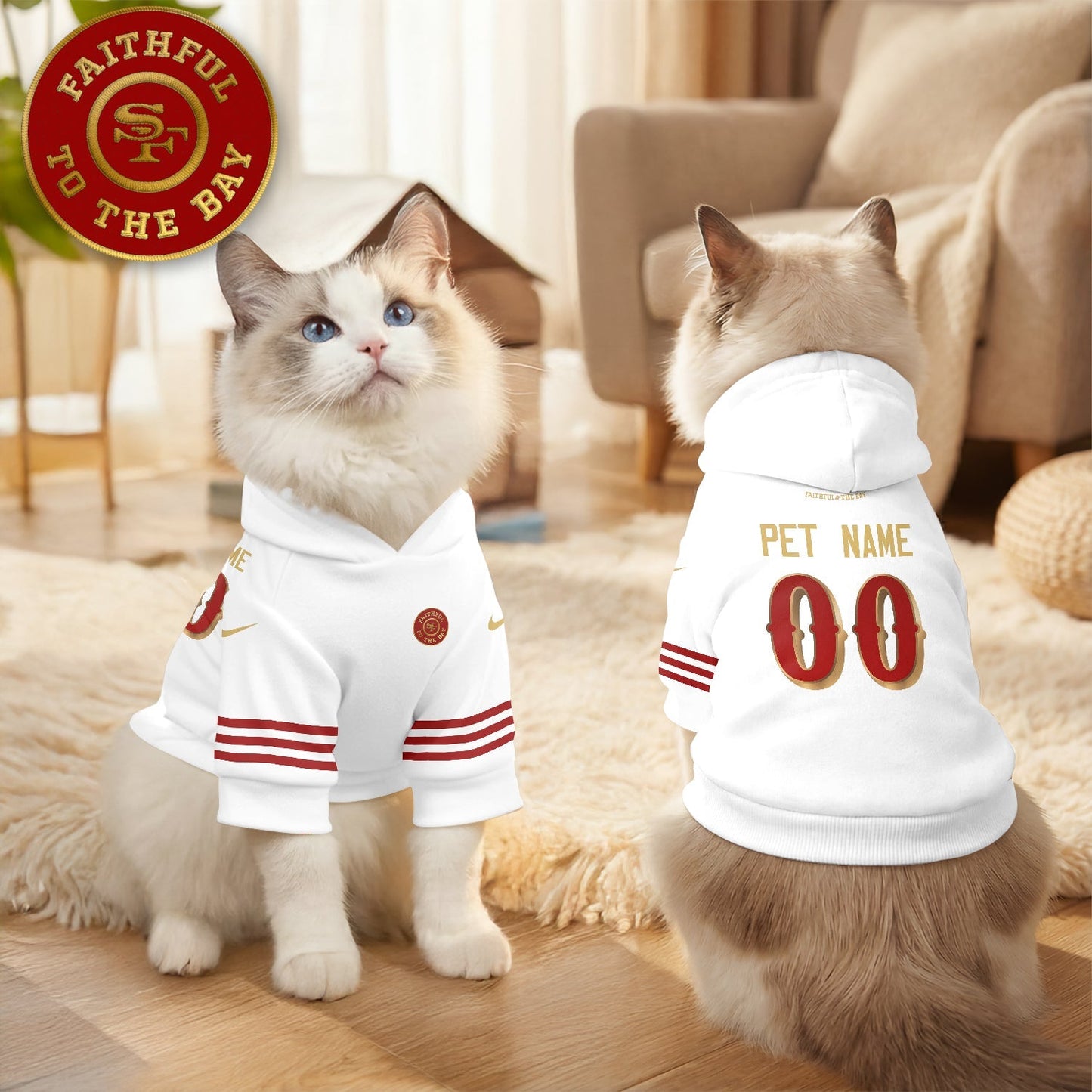 SF Faithful To The Bay “Rivalries” Pet Hoodie-DTD