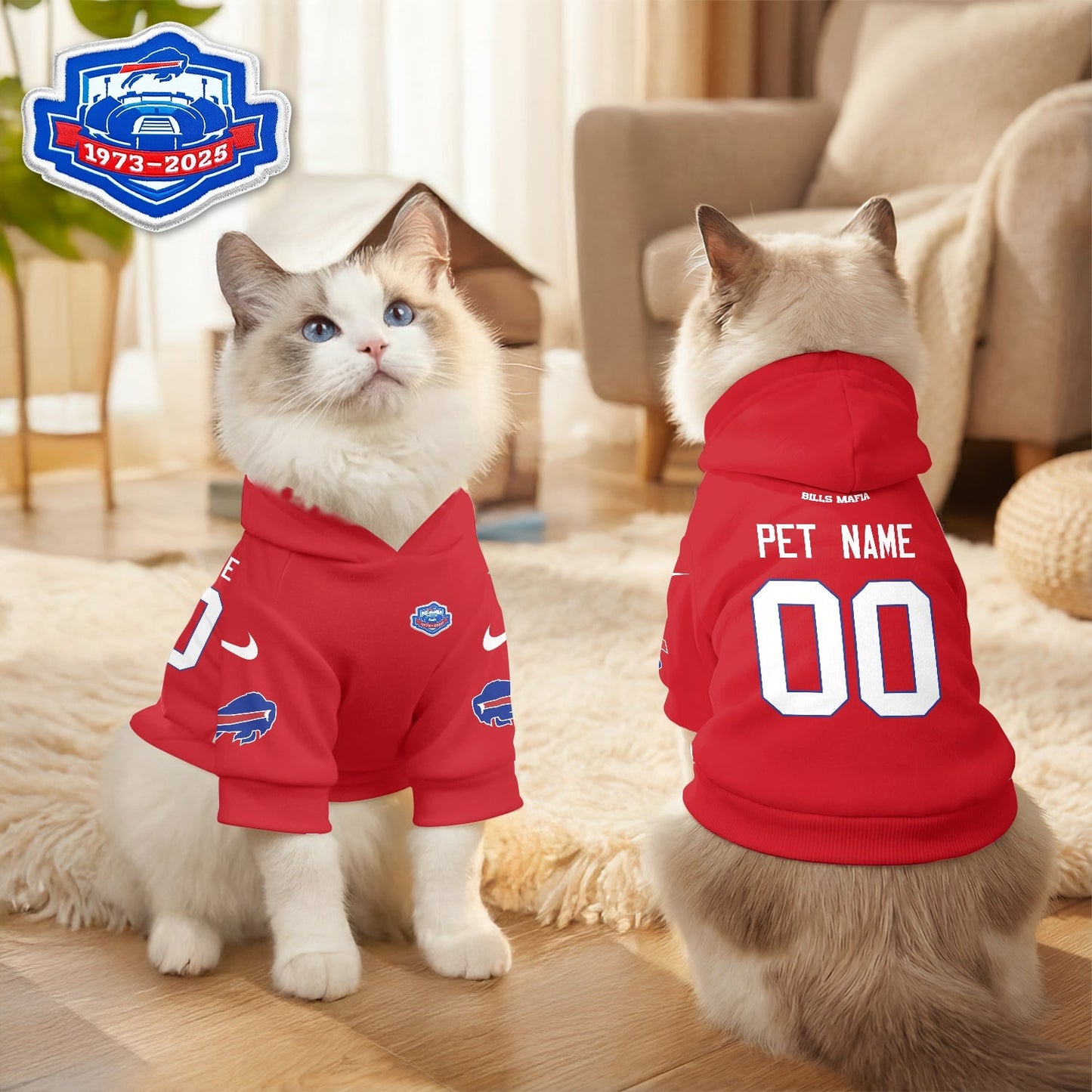 BUF “Rivalries” Pet Hoodie-DTD
