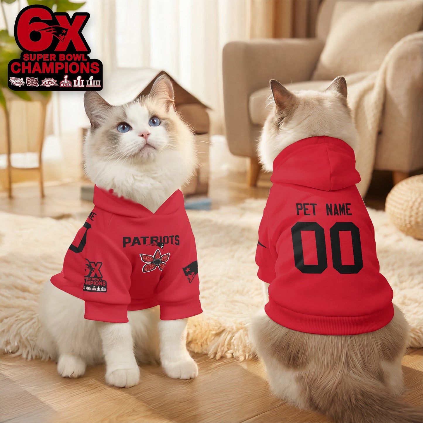PAT Stranger Thing Pet Hoodie-DTD