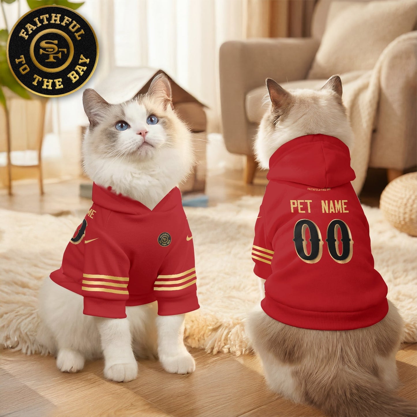 SF Faithful To The Bay “Rivalries” Pet Hoodie-DTD