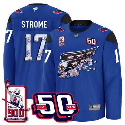 WSH 2025 Premium Jersey - 900 GOALS -  All Stitched-DTD