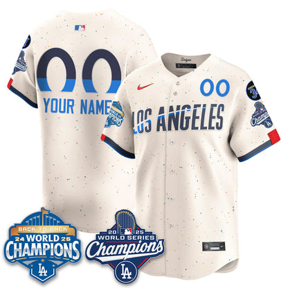 Custom LAD 2025 World Series Champions Jersey - All Stitched N2-DTD