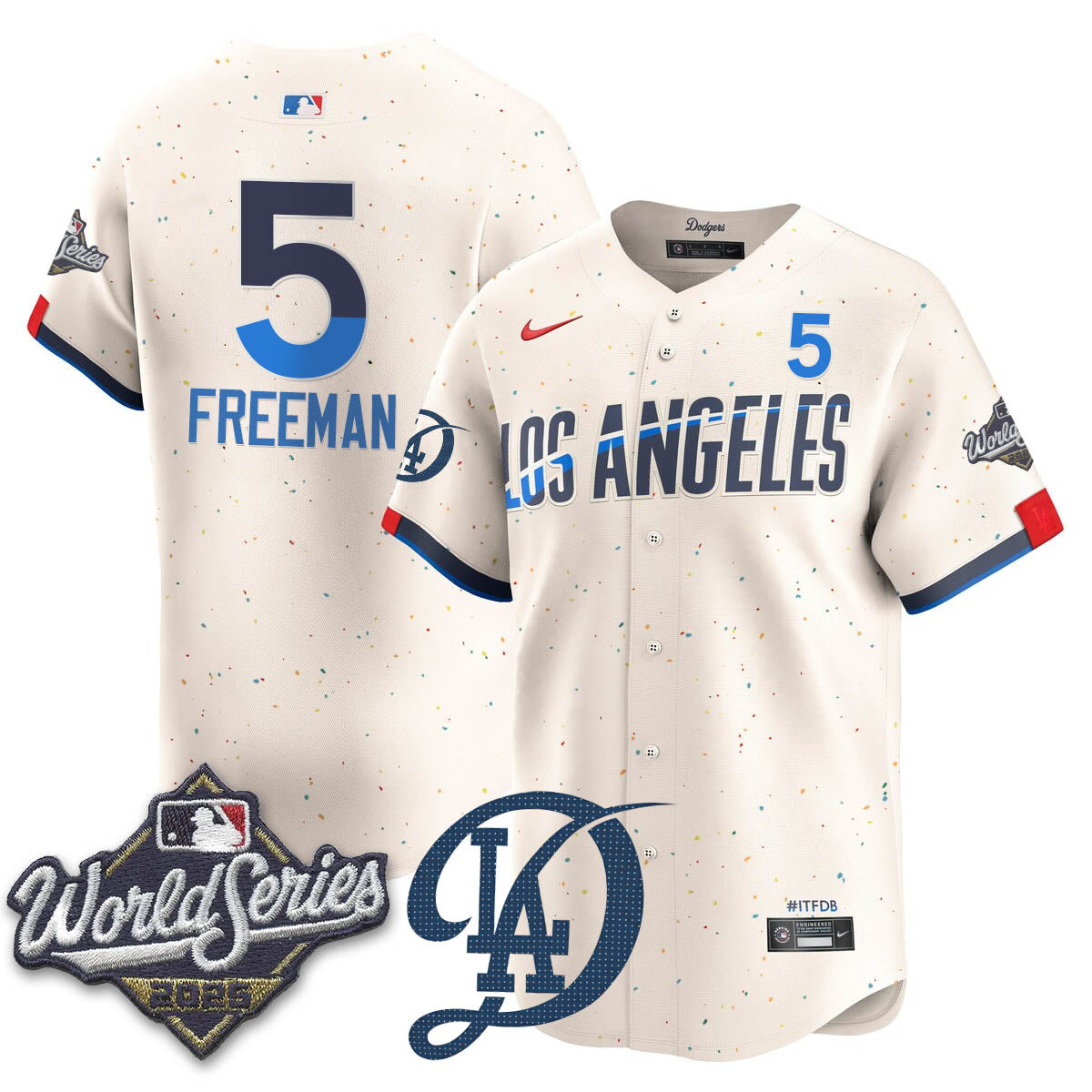 LAD 2025 World Series Jersey - All Stitched-DTD