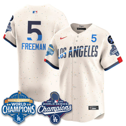 LAD 2025 World Series Champions Jersey - All Stitched-DTD