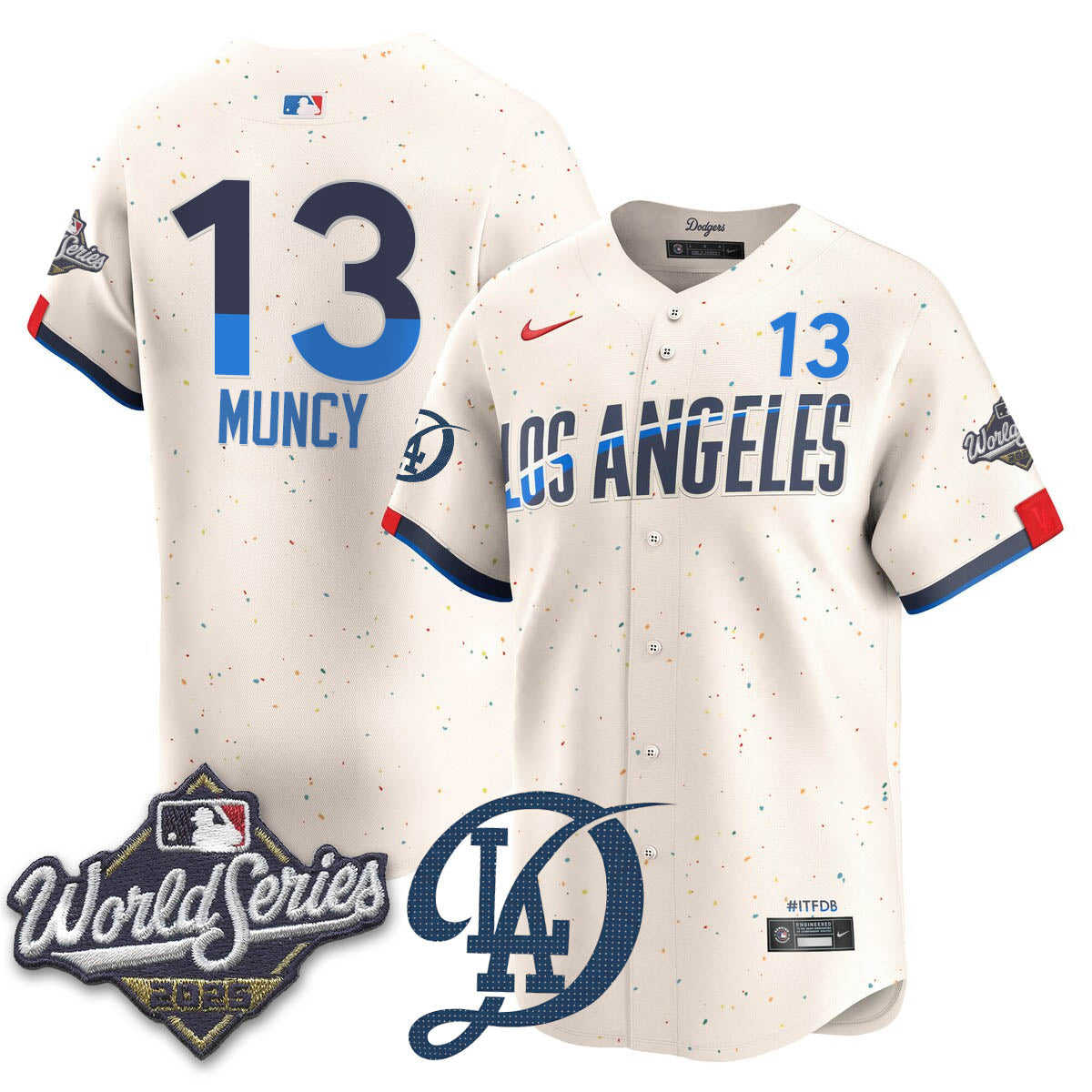 LAD 2025 World Series Jersey - All Stitched-DTD