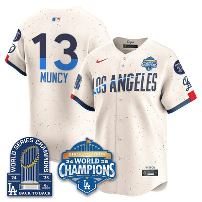 LAD 2025 World Series Champions Jersey - 9x Champs - All Stitched-DTD